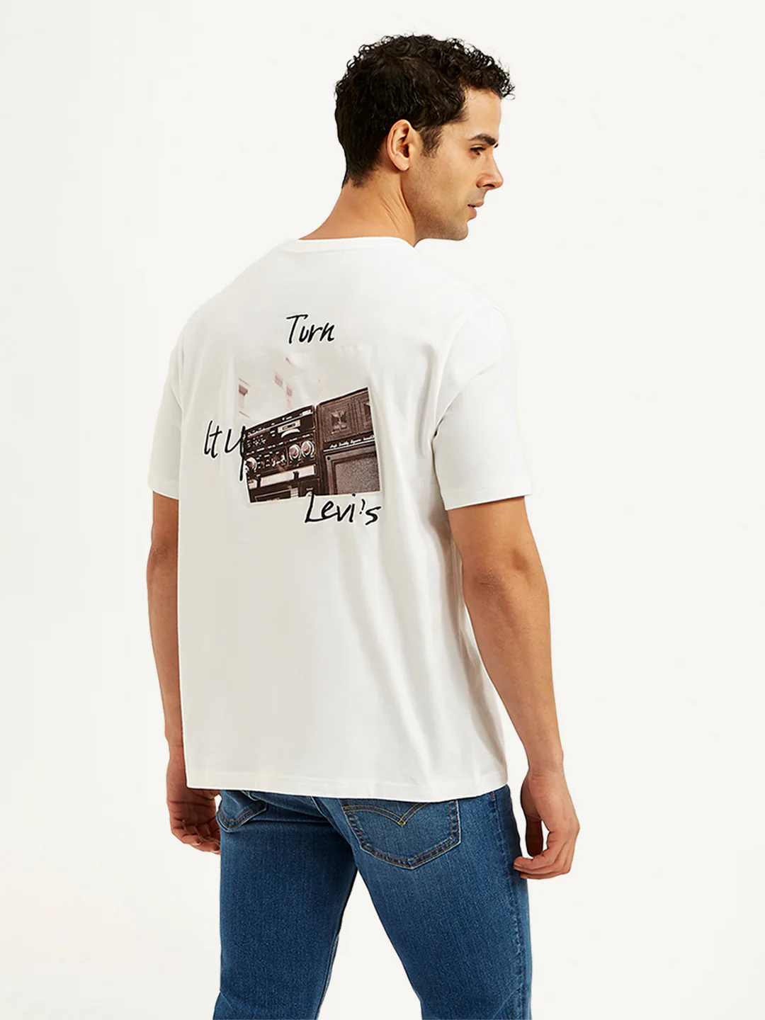 Men's Graphic Print Loose Fit T-Shirt