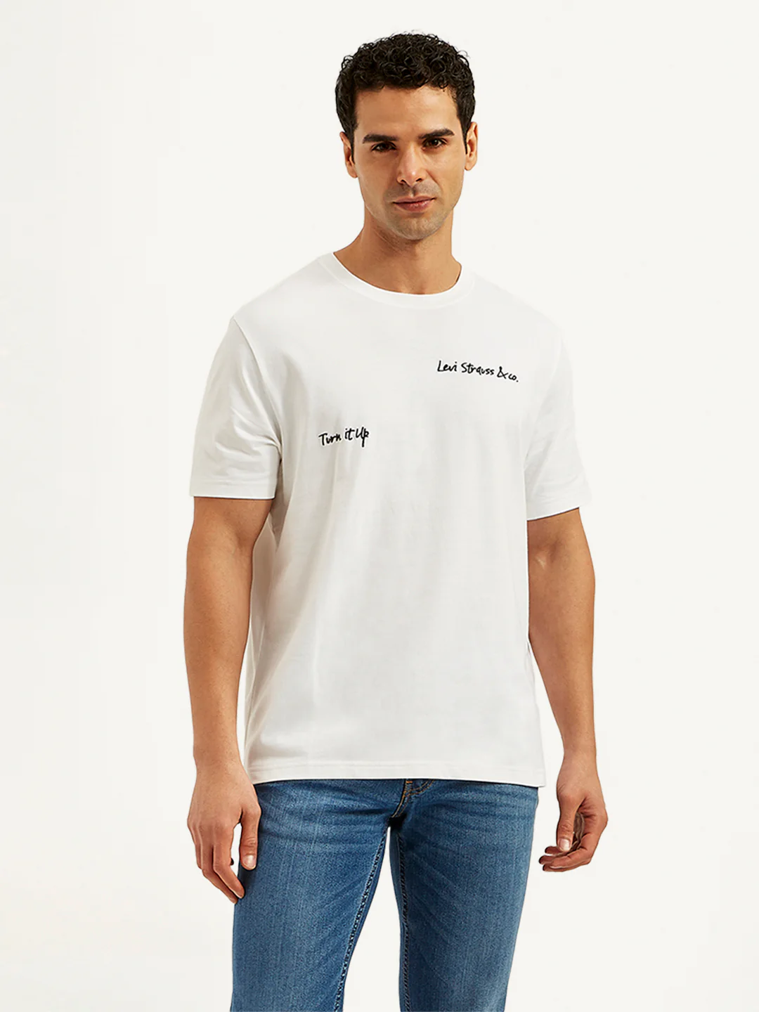 Men's Graphic Print Loose Fit T-Shirt - Image 2