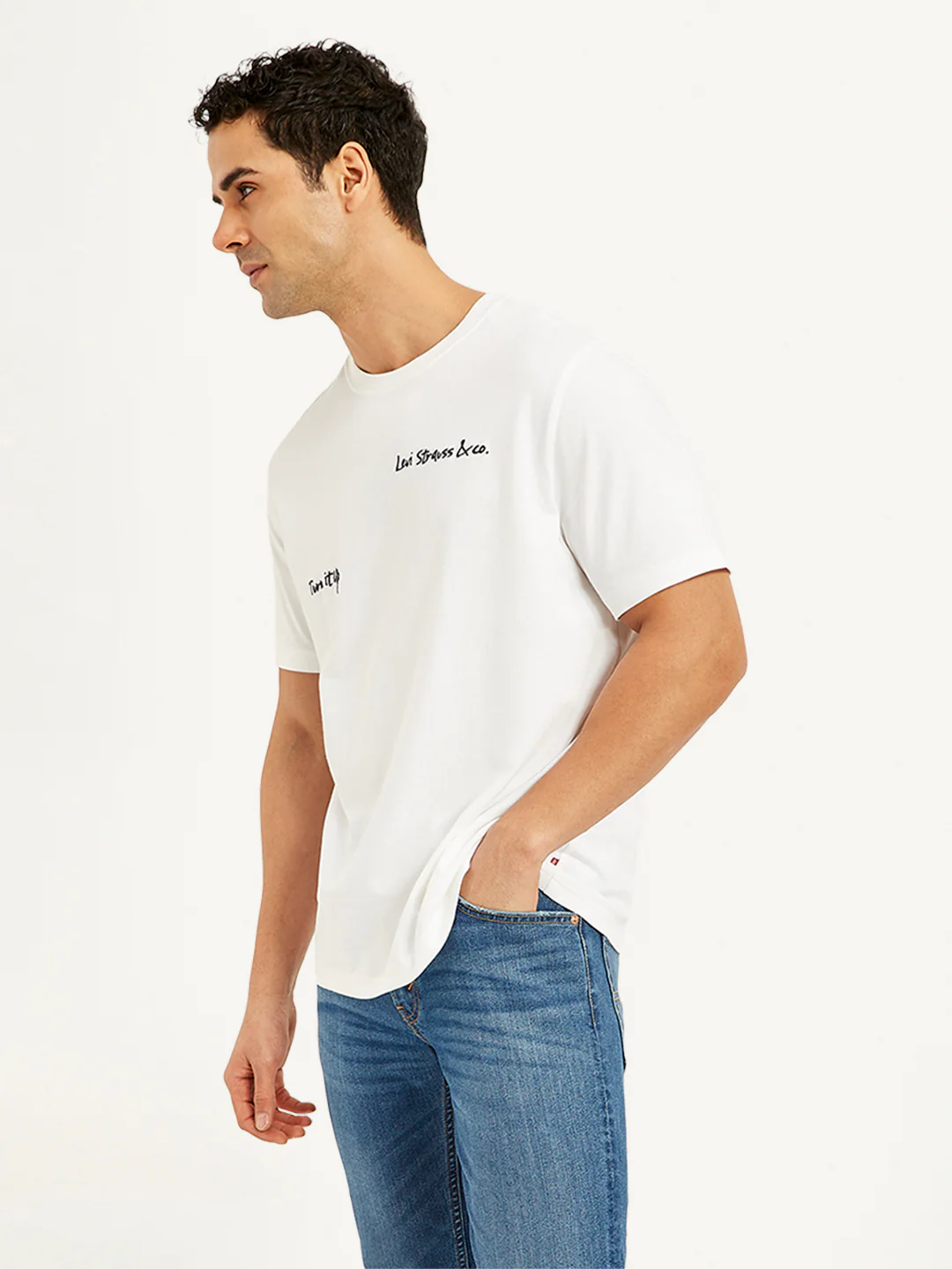 Men's Graphic Print Loose Fit T-Shirt - Image 3