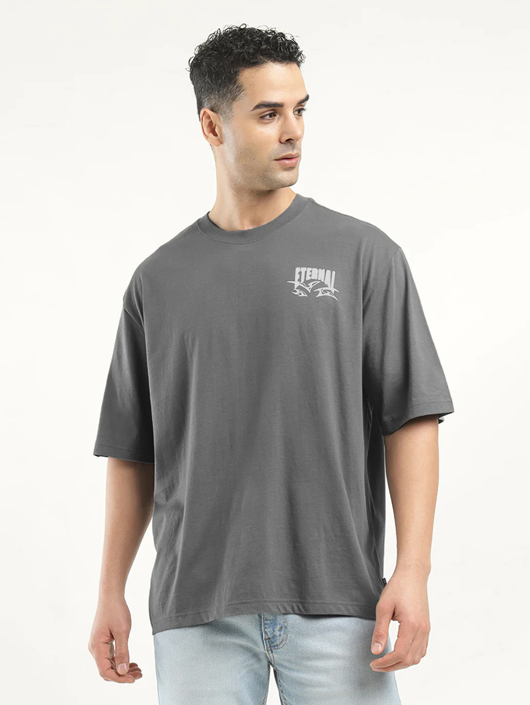 Men's Graphic Print Loose Fit T-shirt - Image 3