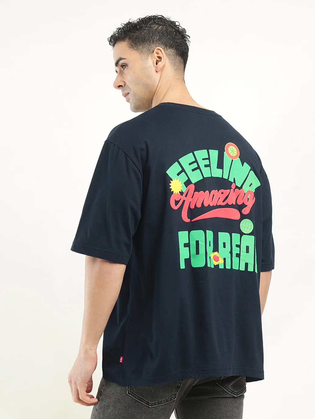 Men's Graphic Print Loose Fit T-shirt - Image 6