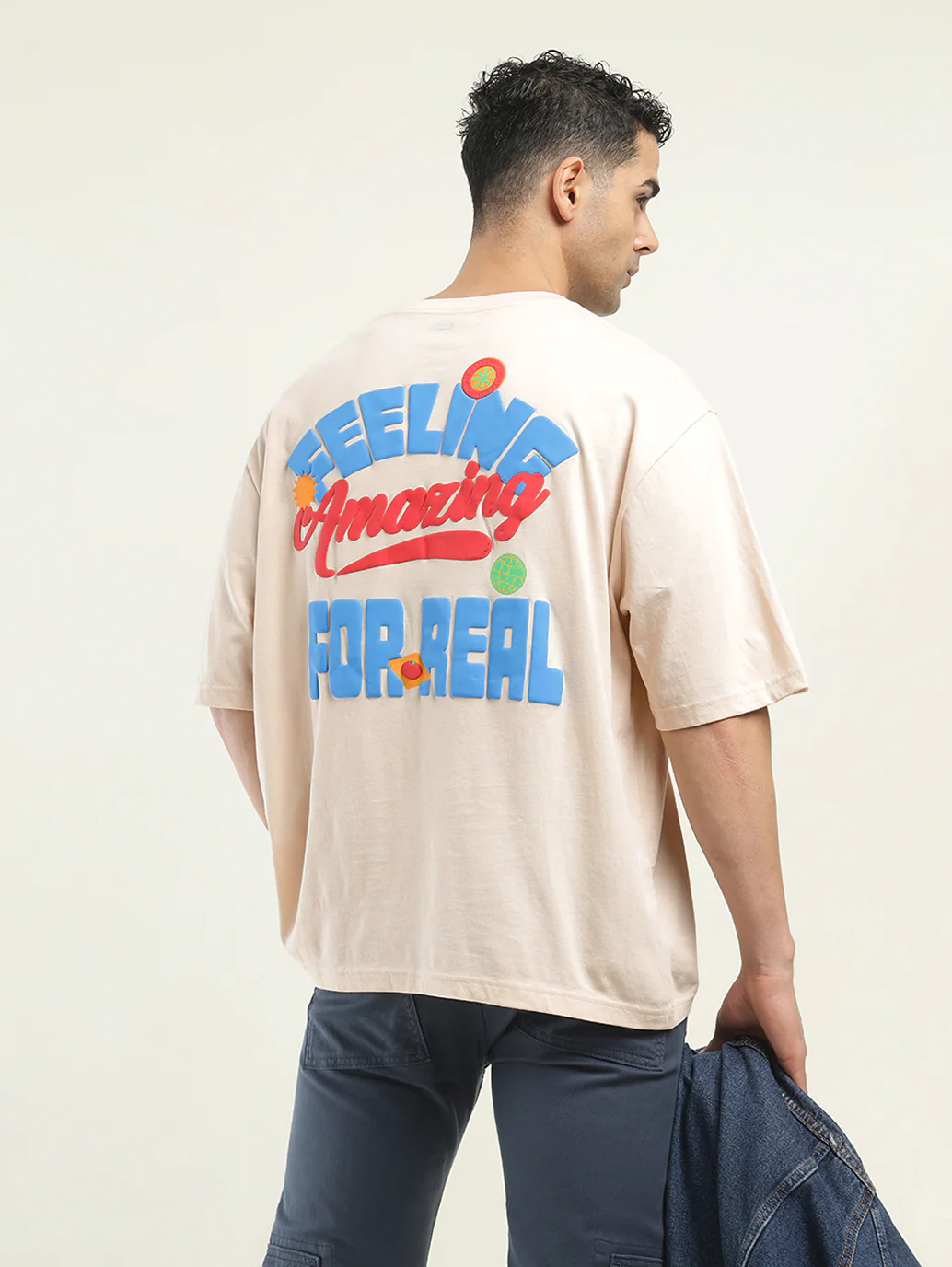 Men's Graphic Print Loose Fit T-shirt