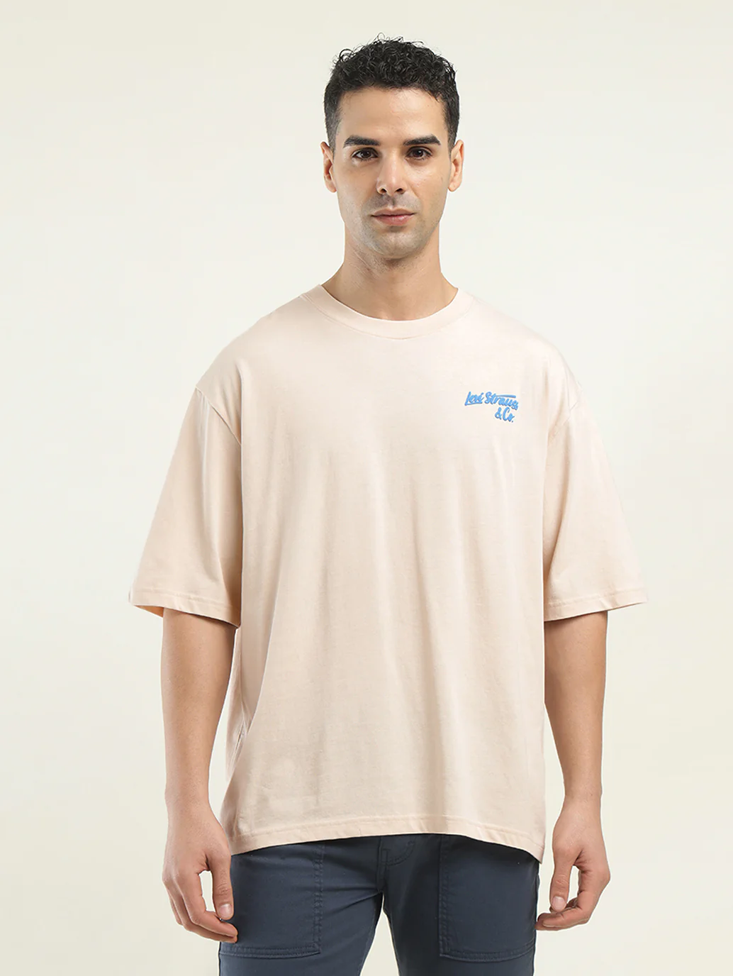 Men's Graphic Print Loose Fit T-shirt - Image 2
