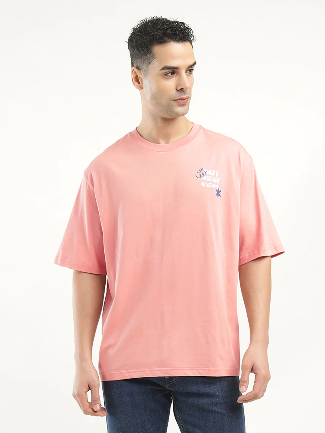 Men's Graphic Print Loose Fit T-shirt - Image 3