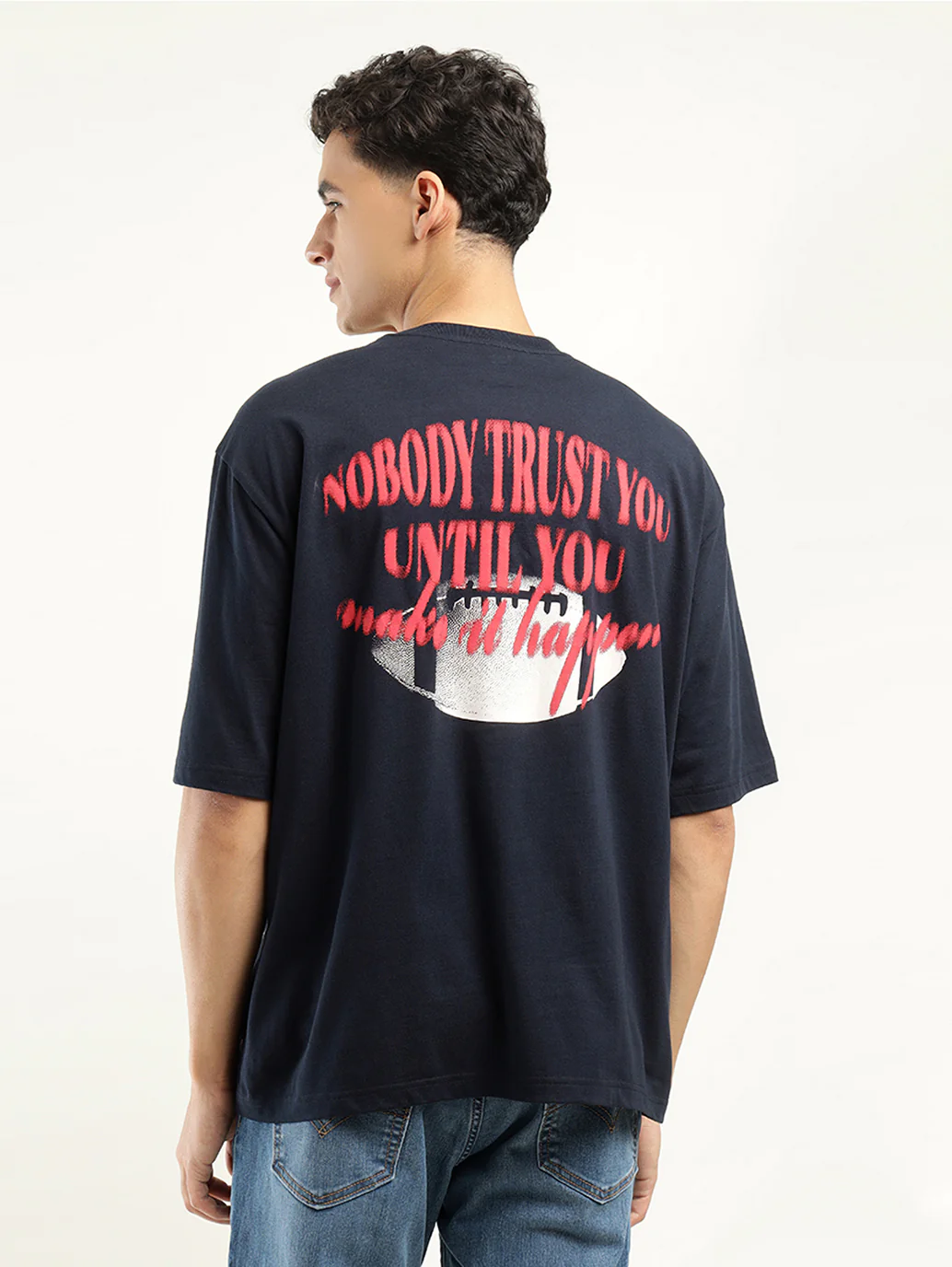 Men's Graphic Print Loose Fit T-shirt
