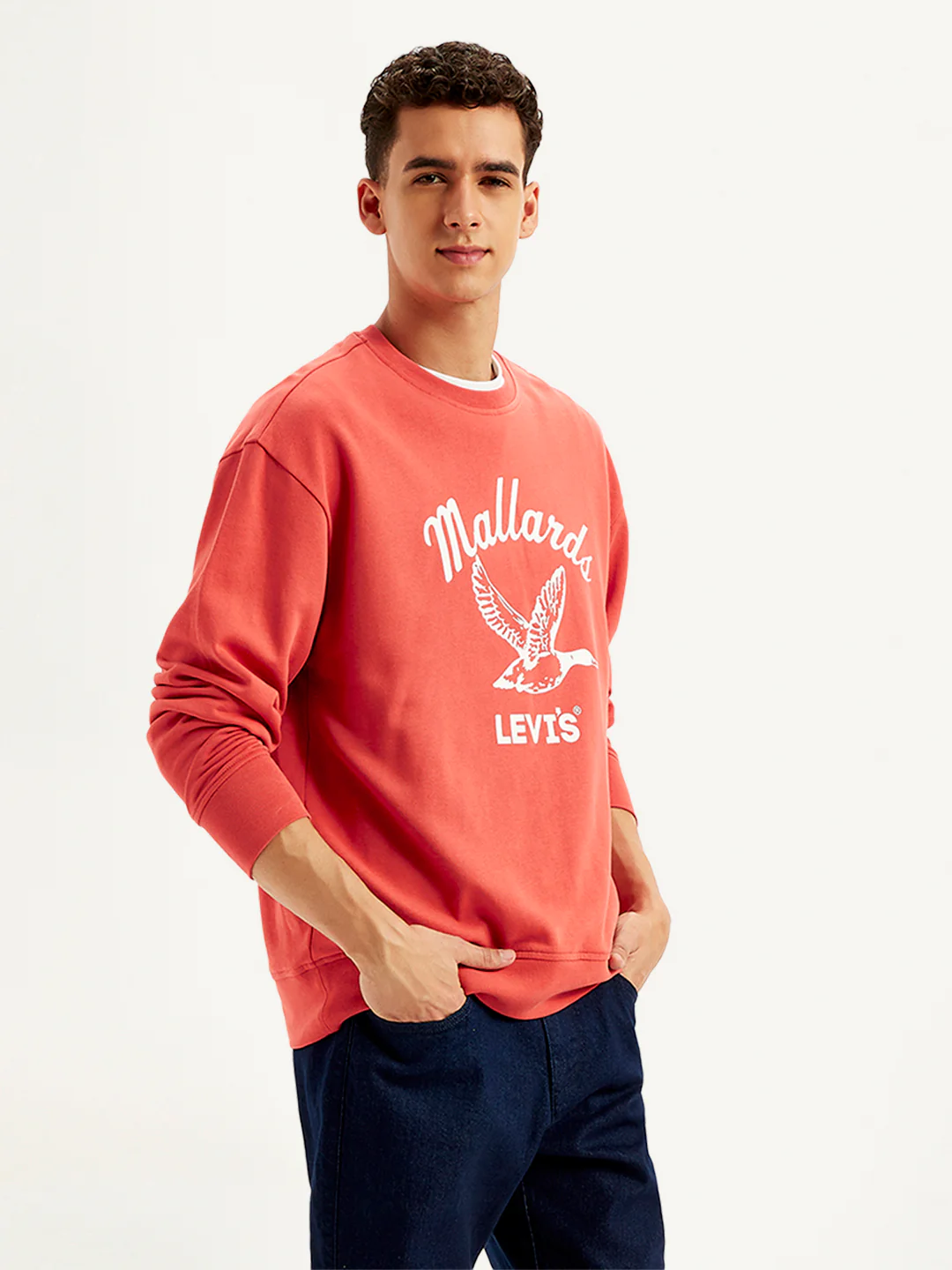 Men's Graphic Print Regular Fit Sweatshirt - Image 3