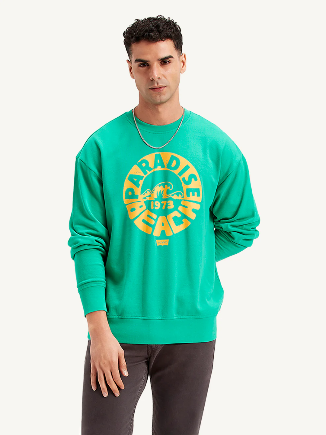 Men's Graphic Print Regular Fit Sweatshirt - Image 5