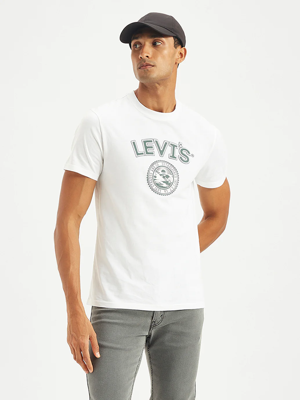 Men's Graphic Print Slim Fit T-Shirt - Image 2