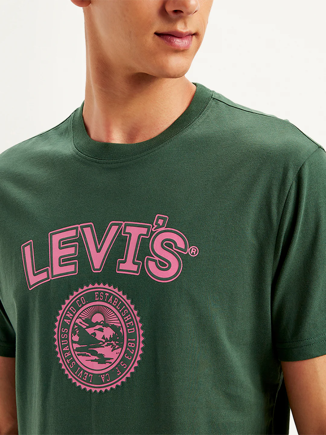 Men's Graphic Print Slim Fit T-Shirt - Image 5