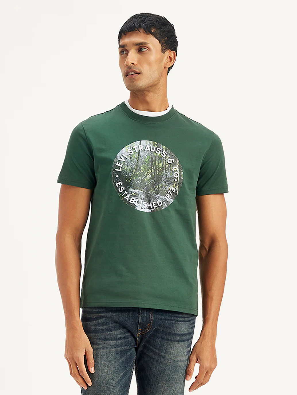 Men's Graphic Print Slim Fit T-Shirt - Image 3