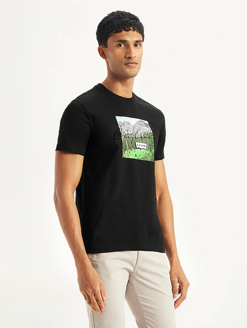 Men's Graphic Print Slim Fit T-Shirt - Image 3