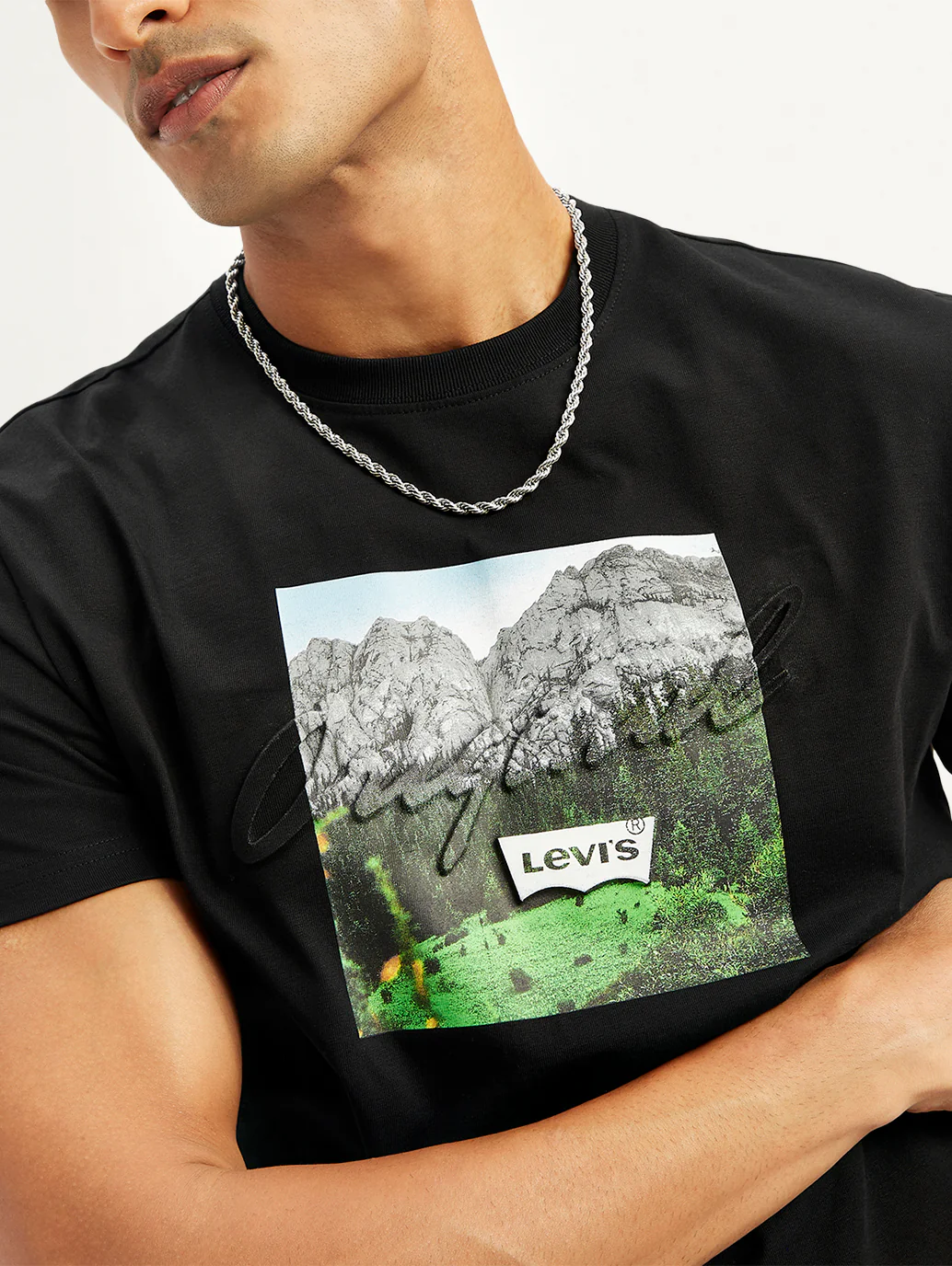 Men's Graphic Print Slim Fit T-Shirt - Image 5