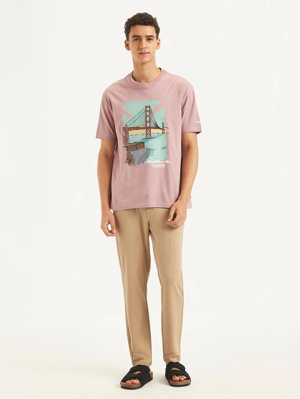Men's Graphic Print Loose Fit T-Shirt - Image 2