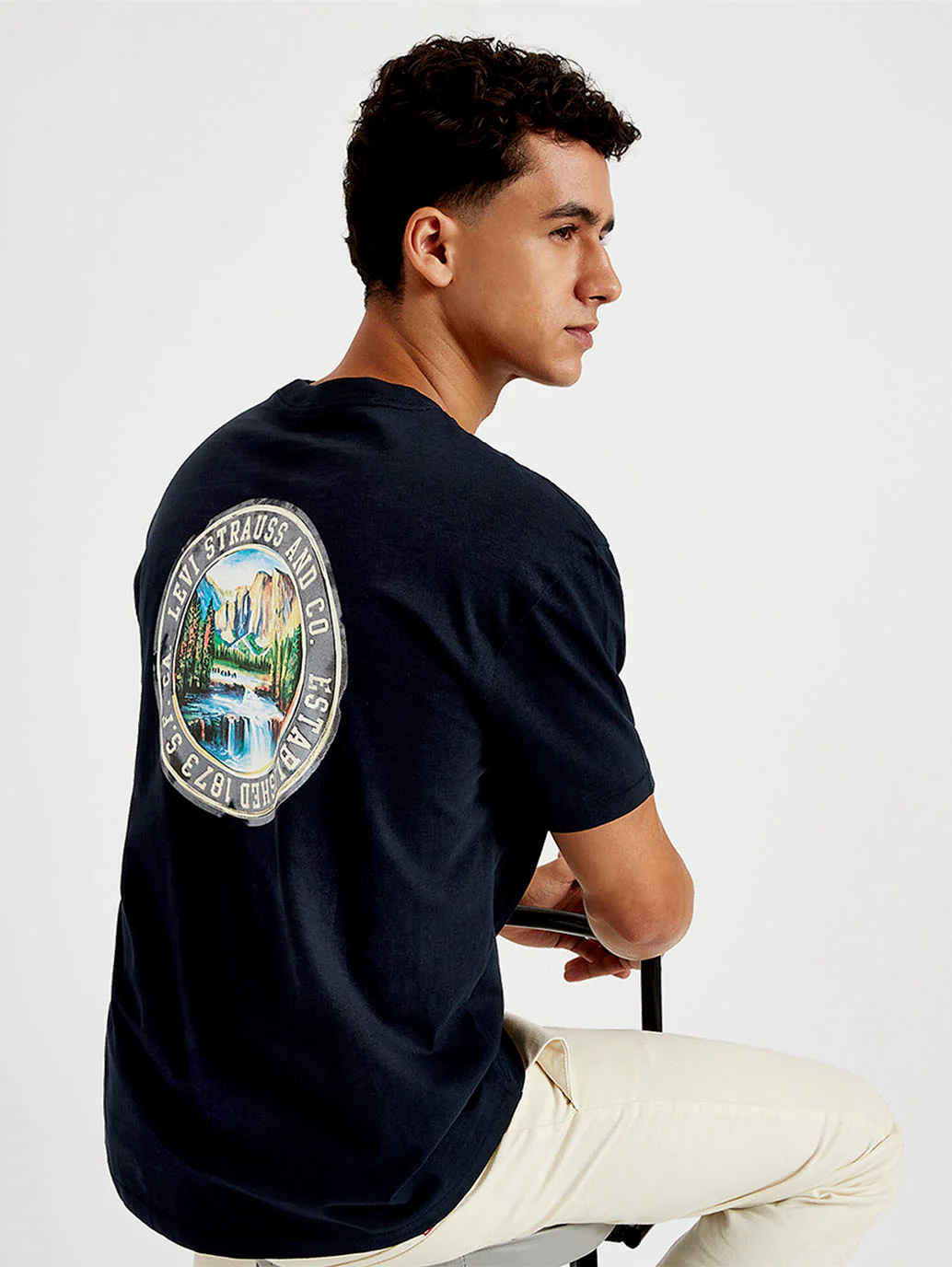Men's Graphic Print Loose Fit T-Shirt