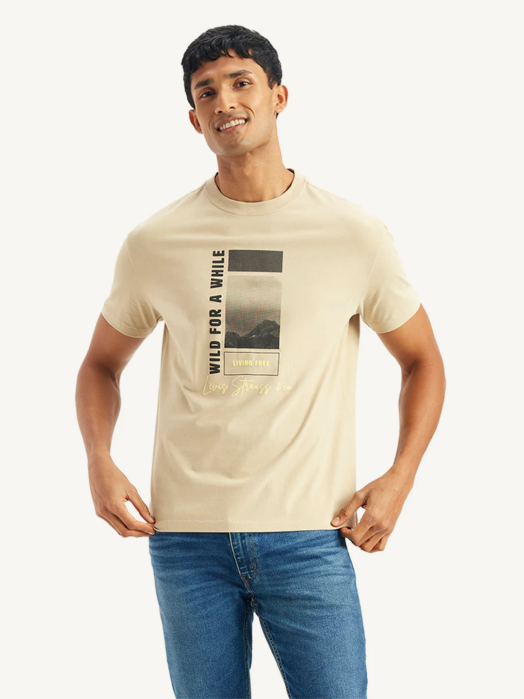 Men's Graphic Print Loose Fit T-Shirt - Image 2