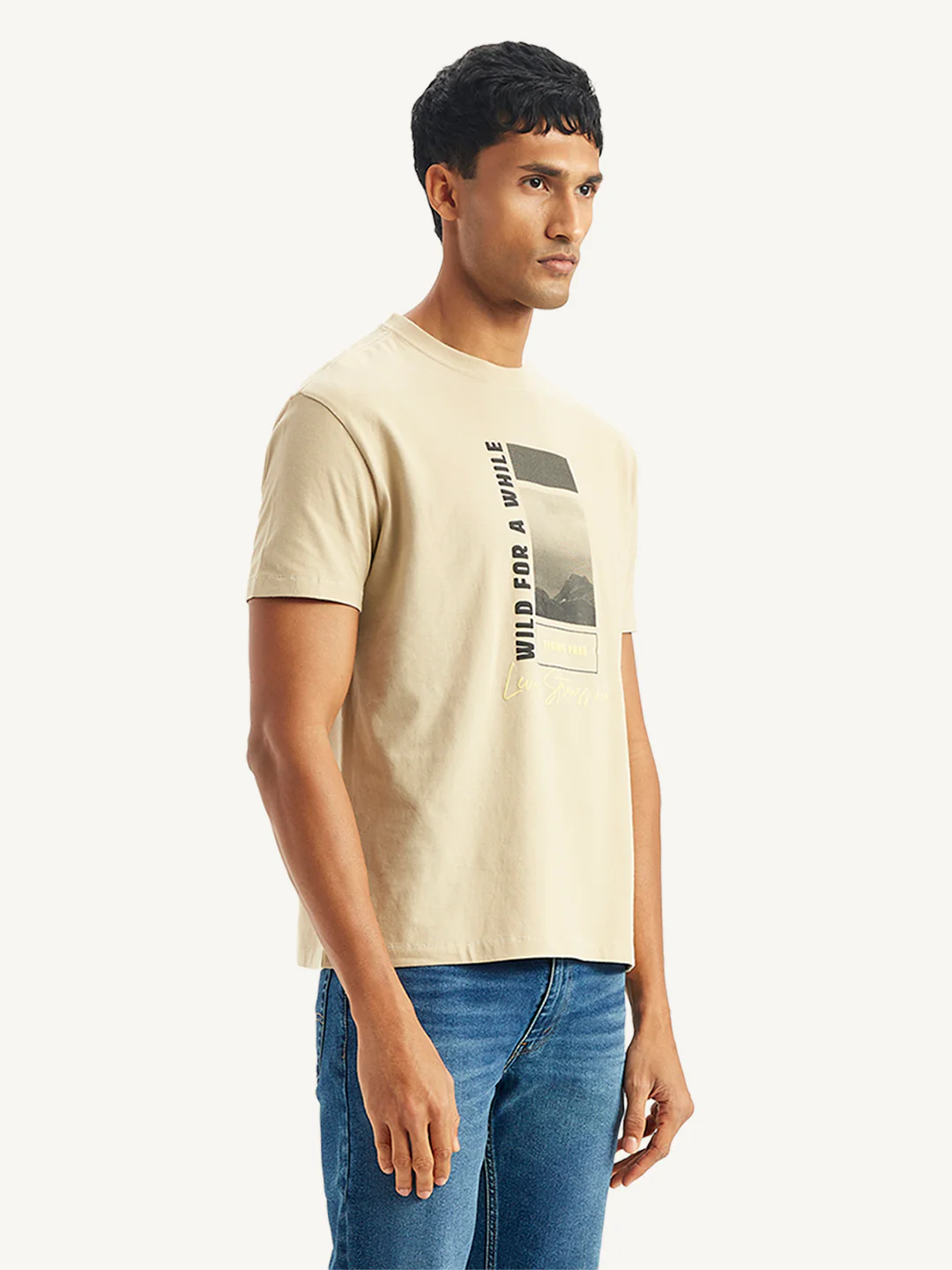 Men's Graphic Print Loose Fit T-Shirt - Image 4