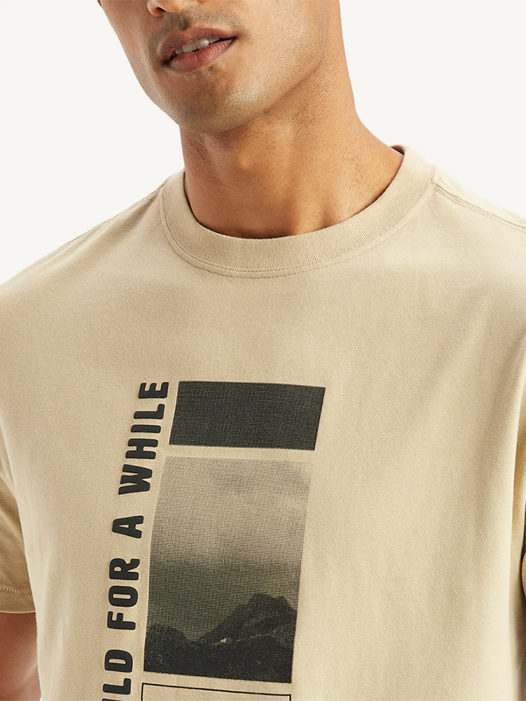 Men's Graphic Print Loose Fit T-Shirt - Image 5