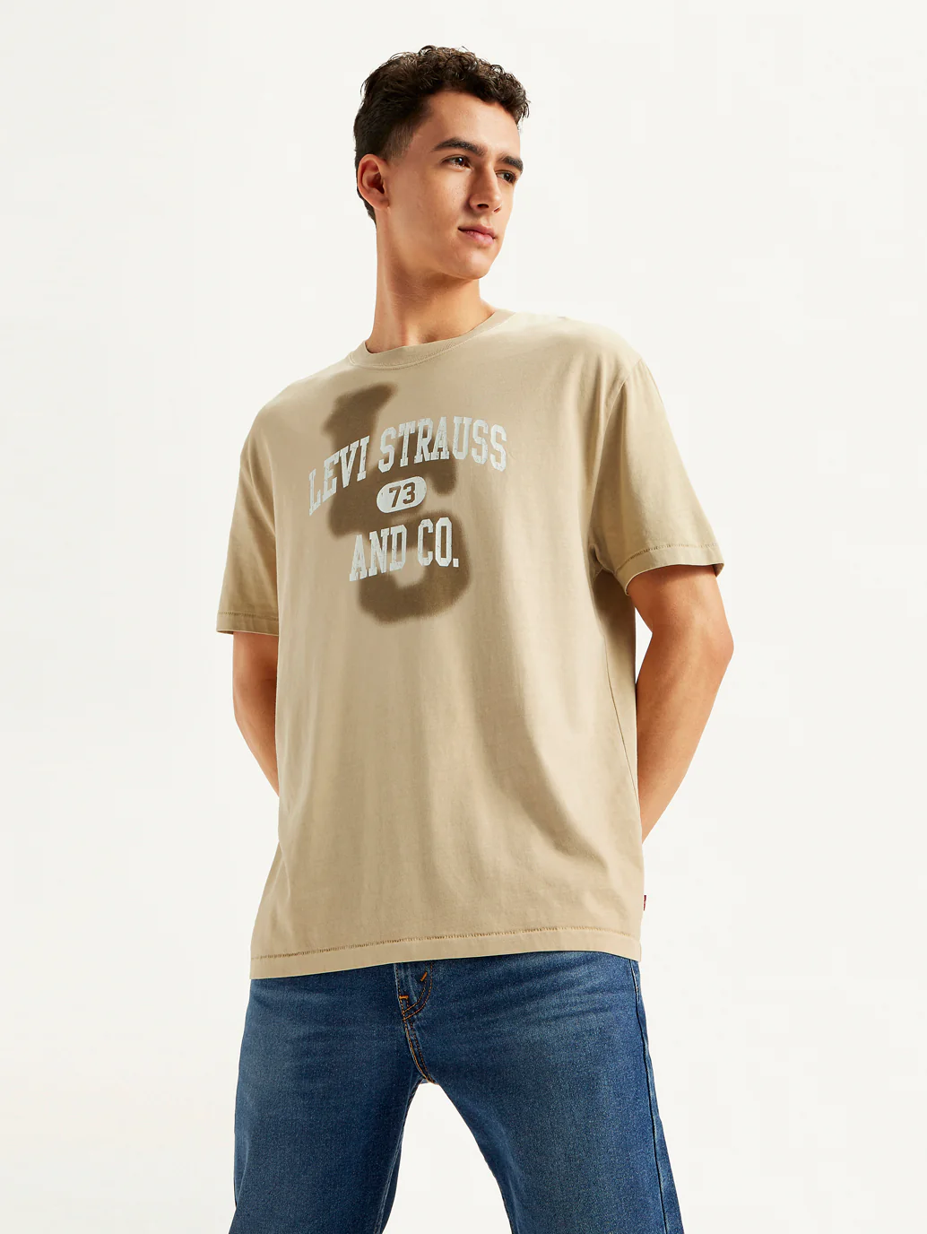 Men's Graphic Print Loose Fit T-Shirt