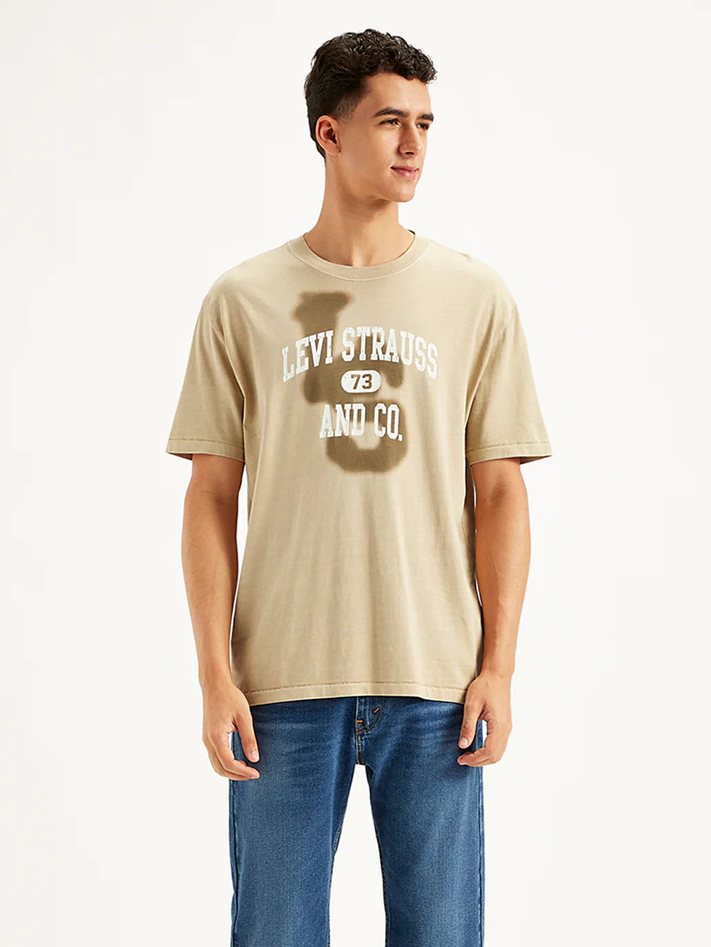 Men's Graphic Print Loose Fit T-Shirt - Image 2