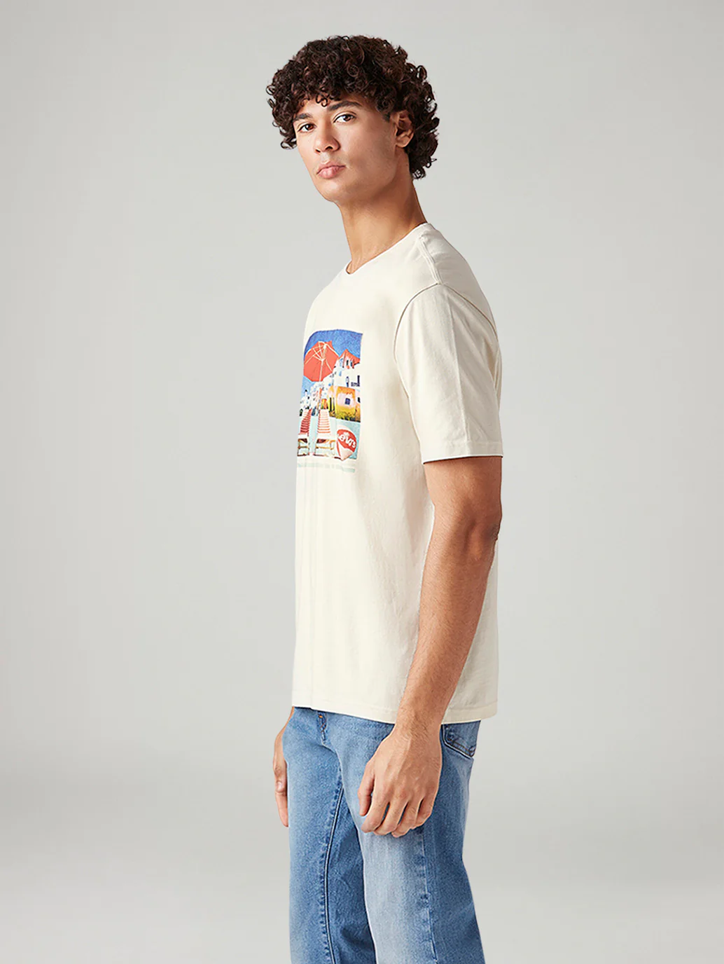 Men's Graphic Print Regular Fit T-Shirt - Image 5
