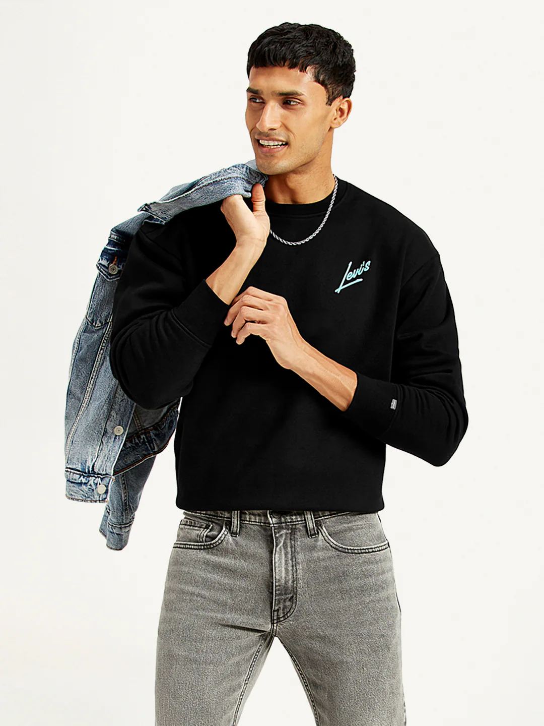 Men's Graphic Print Relaxed Fit Sweatshirt