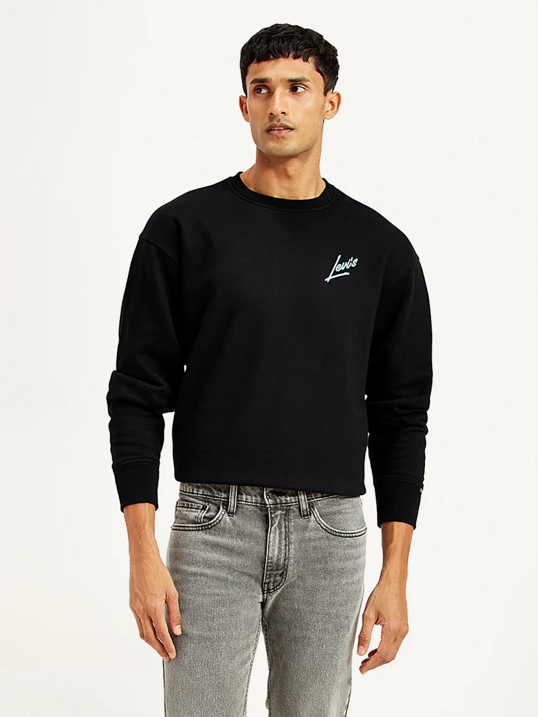 Men's Graphic Print Relaxed Fit Sweatshirt - Image 2