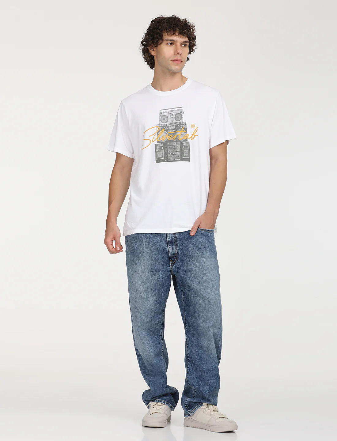 Men's Graphic Print Loose Fit T-Shirt - Image 6