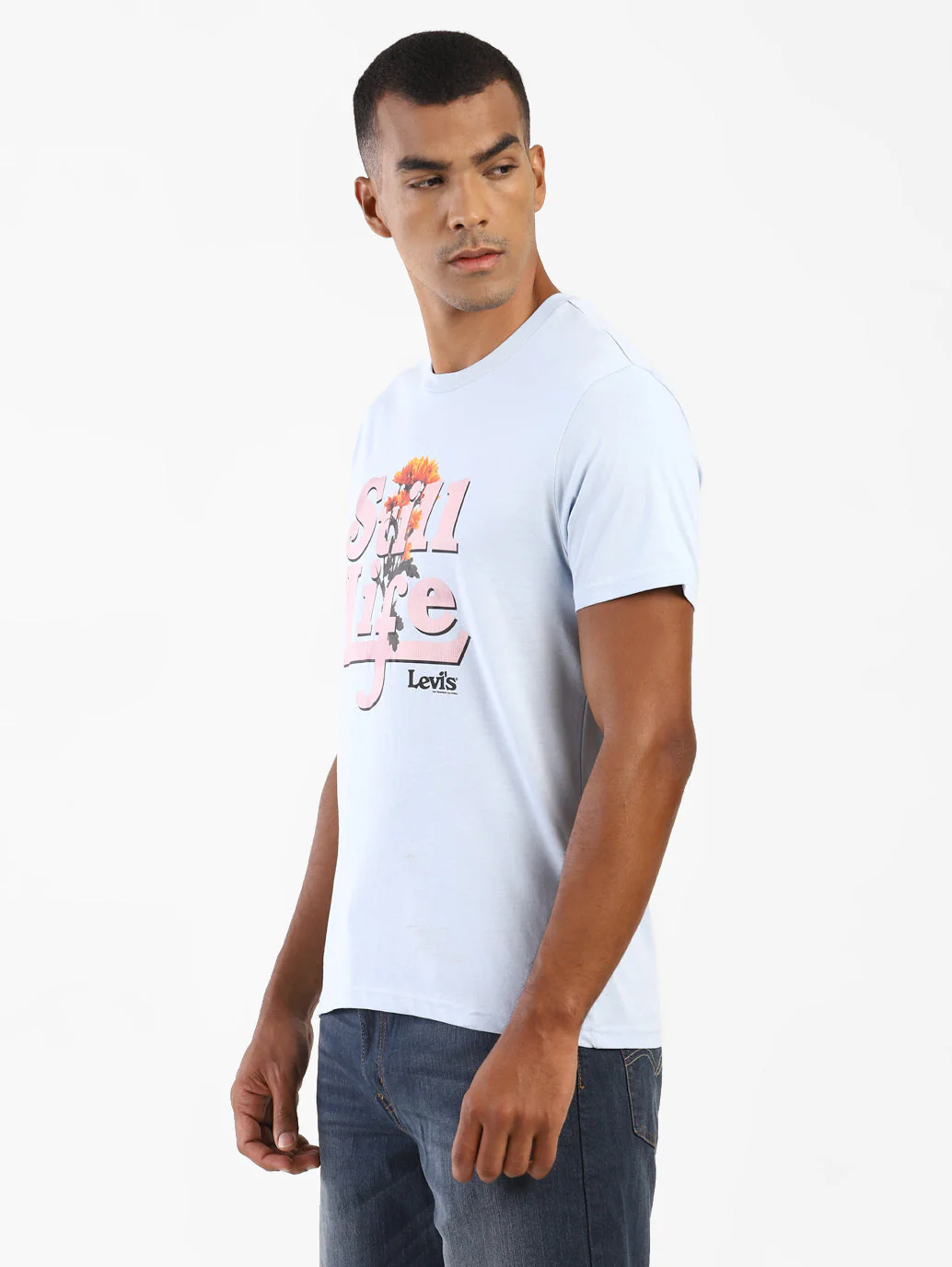 Men's Graphic Print Round Neck T-Shirt - Image 3