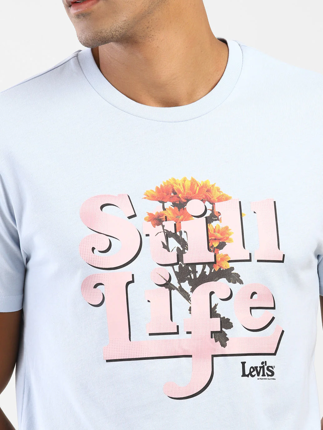 Men's Graphic Print Round Neck T-Shirt - Image 4