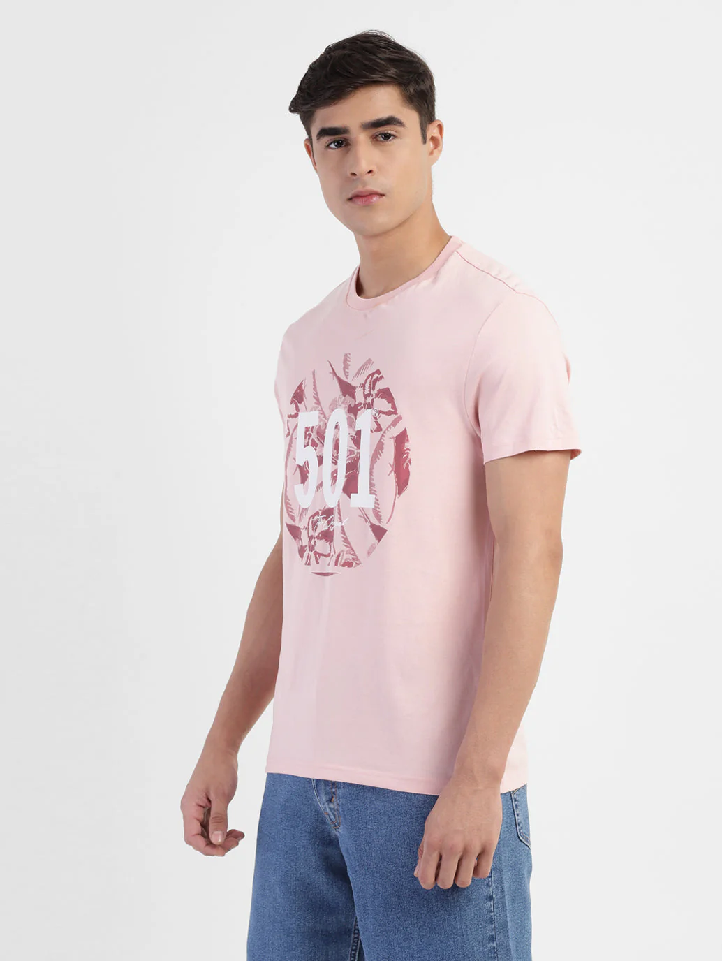 Men's Graphic Print Slim Fit T-shirt - Image 4