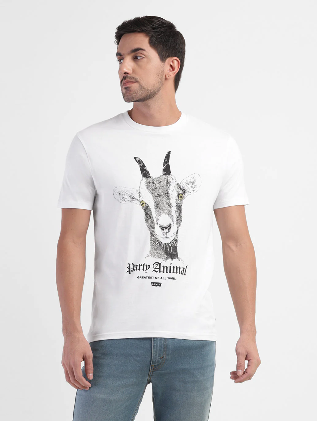 Men's Graphic Print Slim Fit T-shirt - Image 2