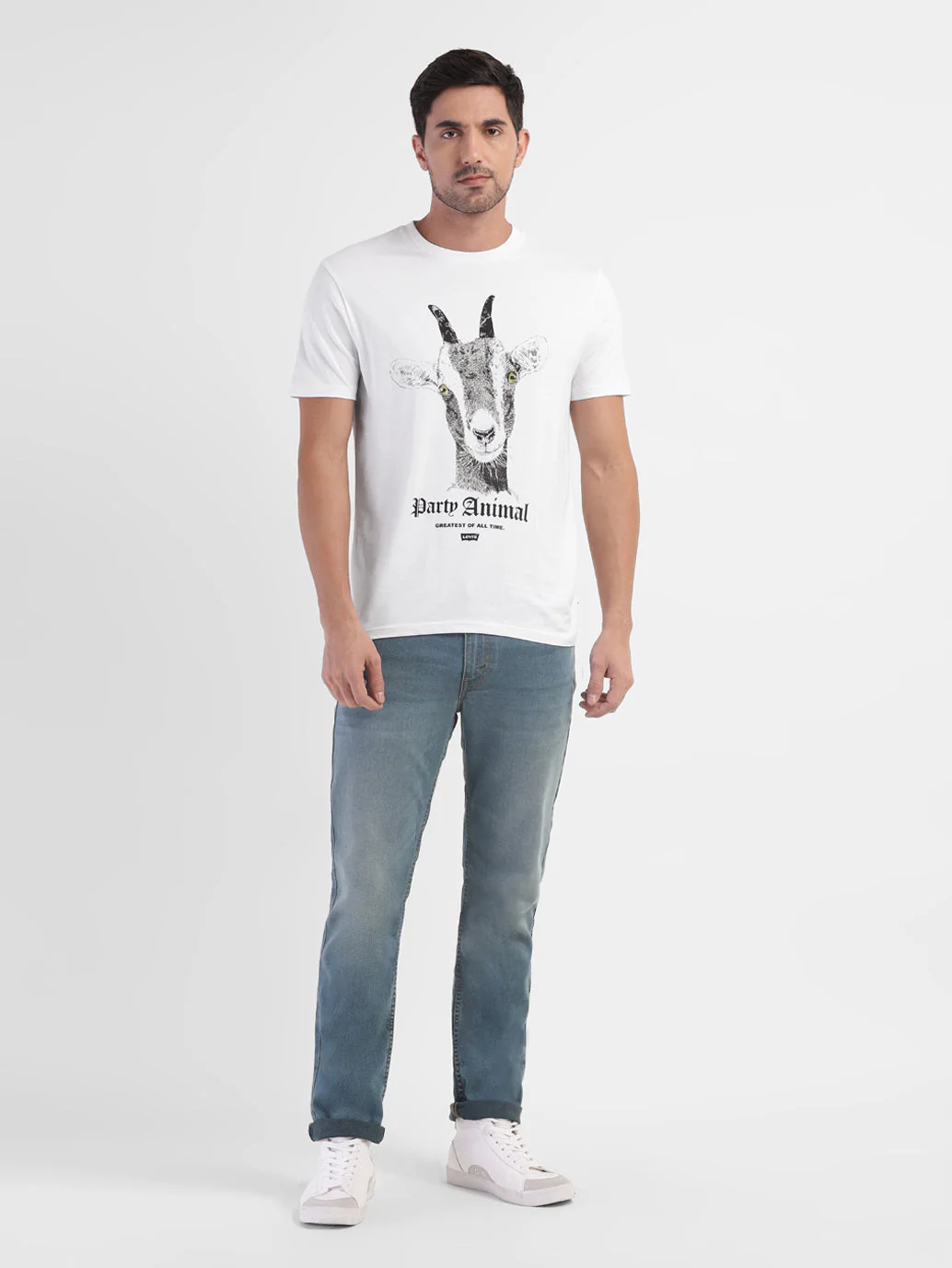 Men's Graphic Print Slim Fit T-shirt - Image 5