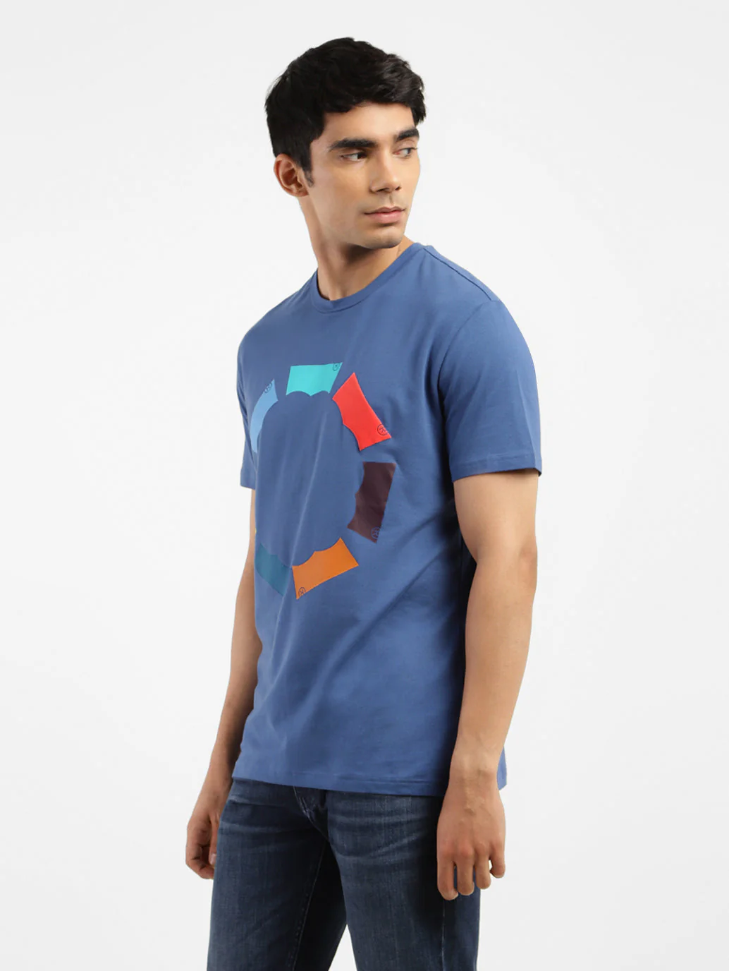 Men's Brand Logo Crew Neck T-shirt - Image 4