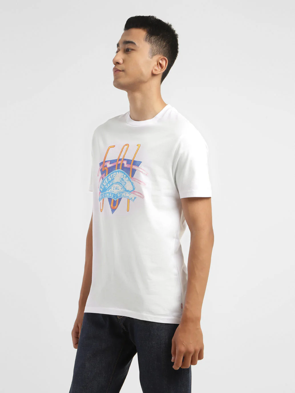 Men's Graphic Print Crew Neck T-shirt - Image 4