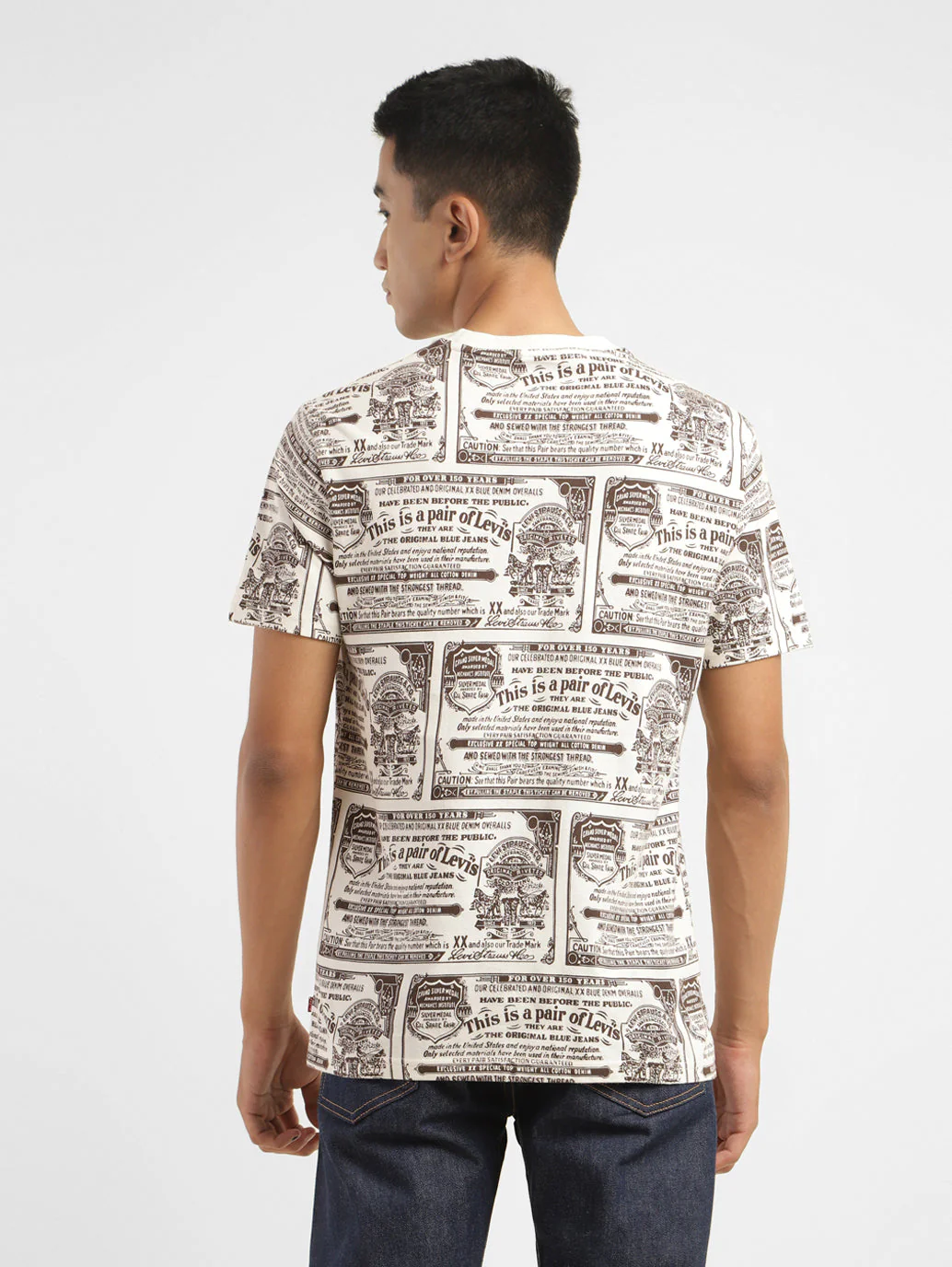 Men's Graphic Print Crew Neck T-shirt - Image 3