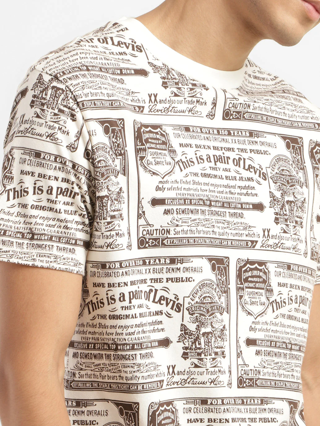 Men's Graphic Print Crew Neck T-shirt - Image 5