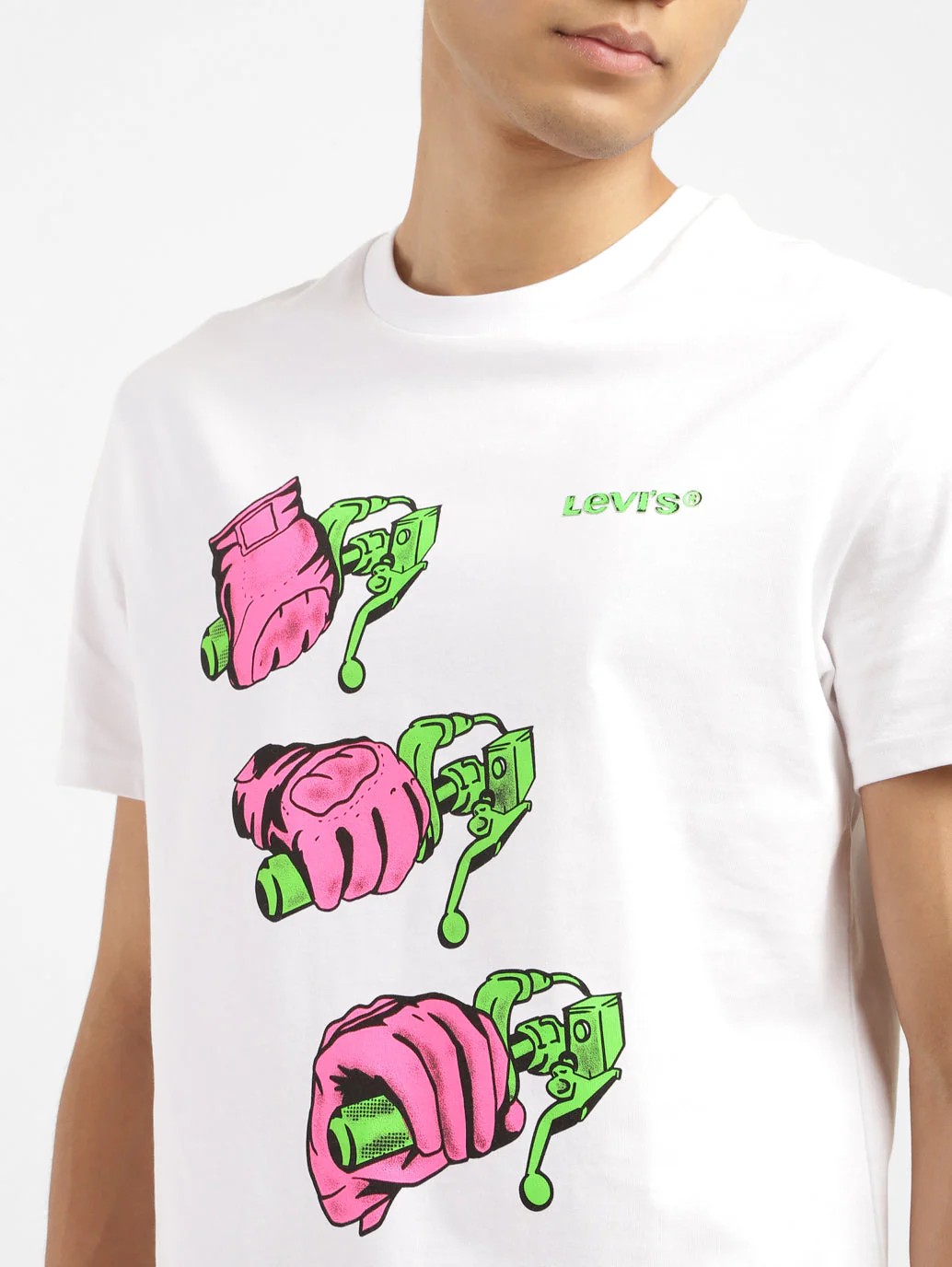 Men's Graphic Print Crew Neck T-shirt - Image 6