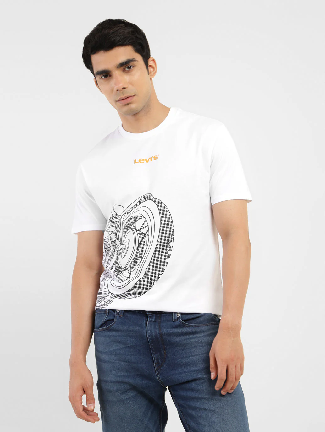 Men's Graphic Print Slim Fit T-shirt - Image 2