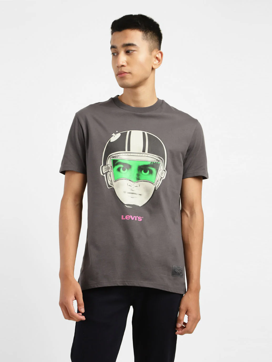 Men's Graphic Print Slim Fit T-shirt - Image 2