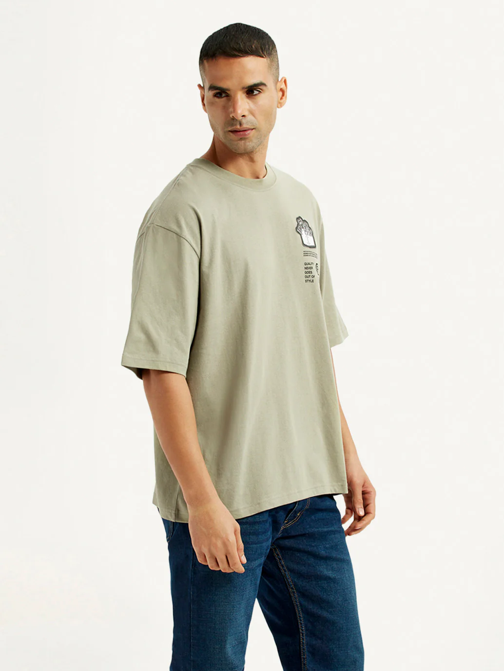 Men's Graphic Print Loose Fit T-shirt - Image 5