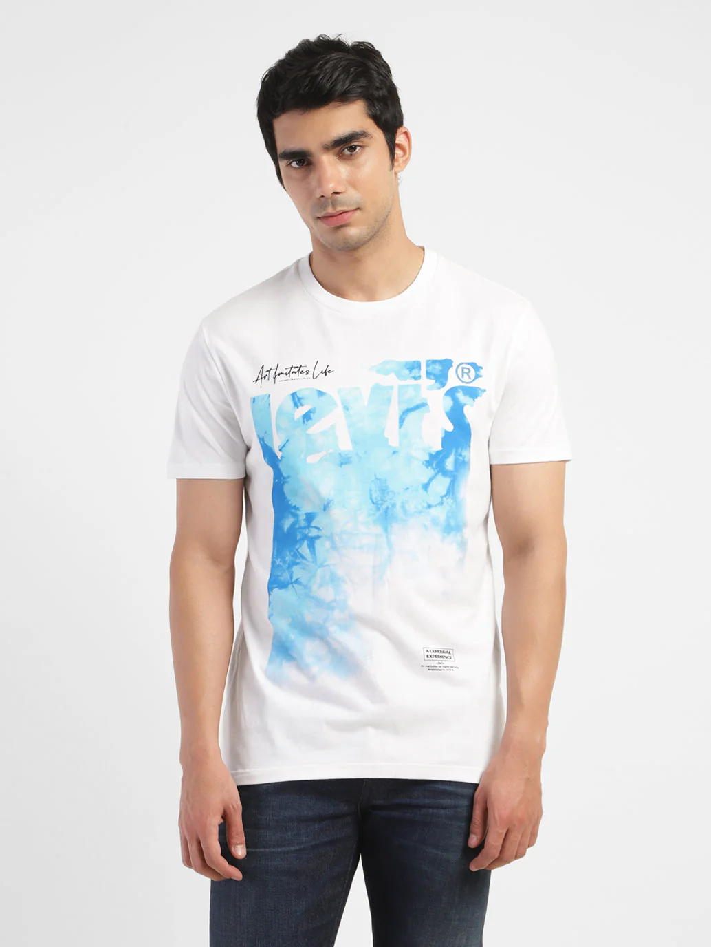 Men's Graphic Print Slim Fit T-shirt - Image 2