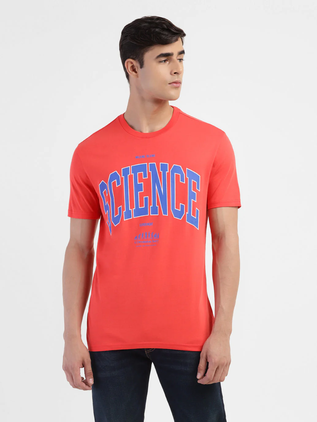 Men's Typographic Crew Neck T-shirt - Image 2