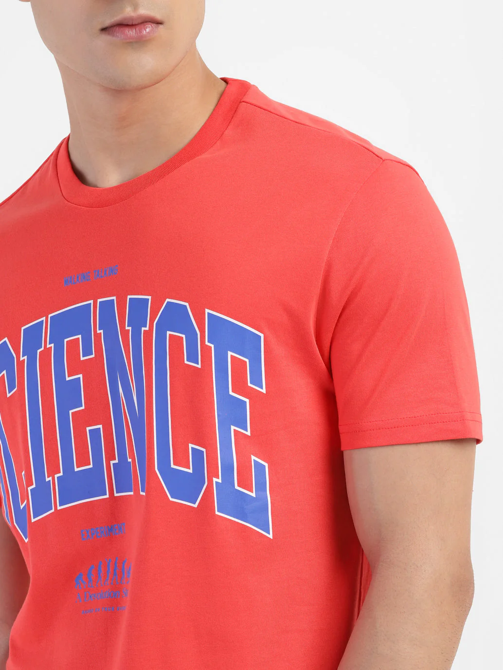 Men's Typographic Crew Neck T-shirt - Image 6