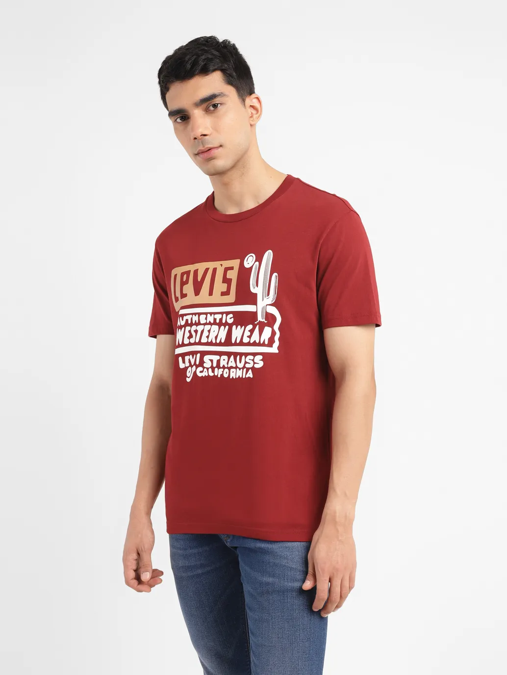 Men's Graphic Print Slim Fit T-shirt - Image 4