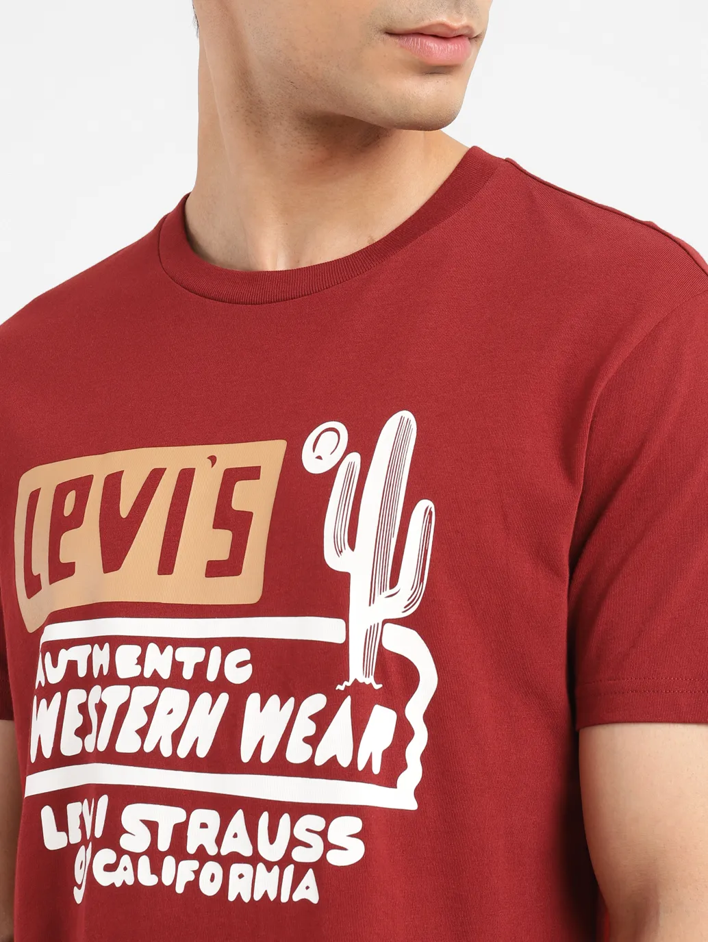 Men's Graphic Print Slim Fit T-shirt - Image 5
