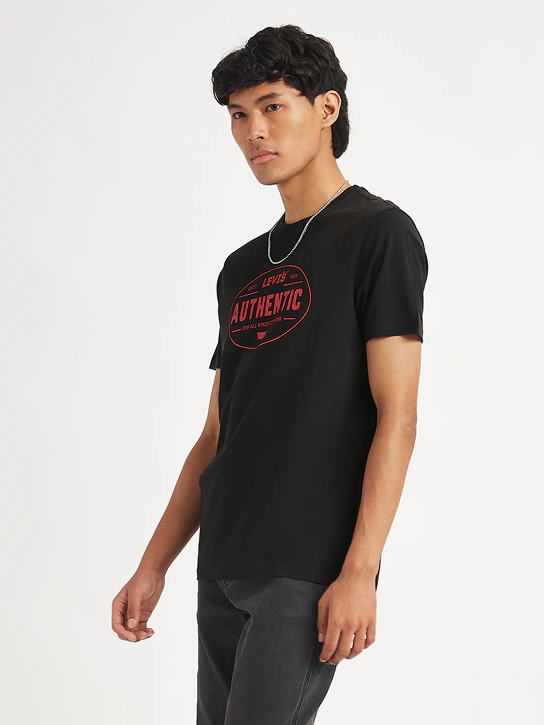 Men's Graphic Print Slim Fit T-shirt - Image 3