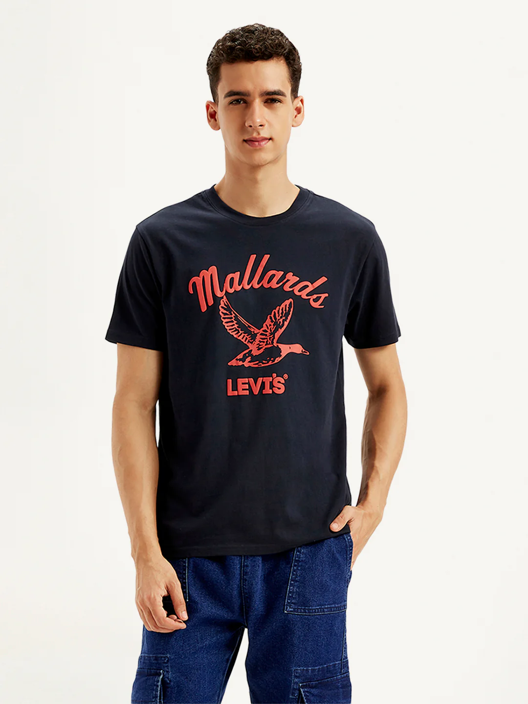 Men's Graphic Print Slim Fit T-Shirt - Image 2