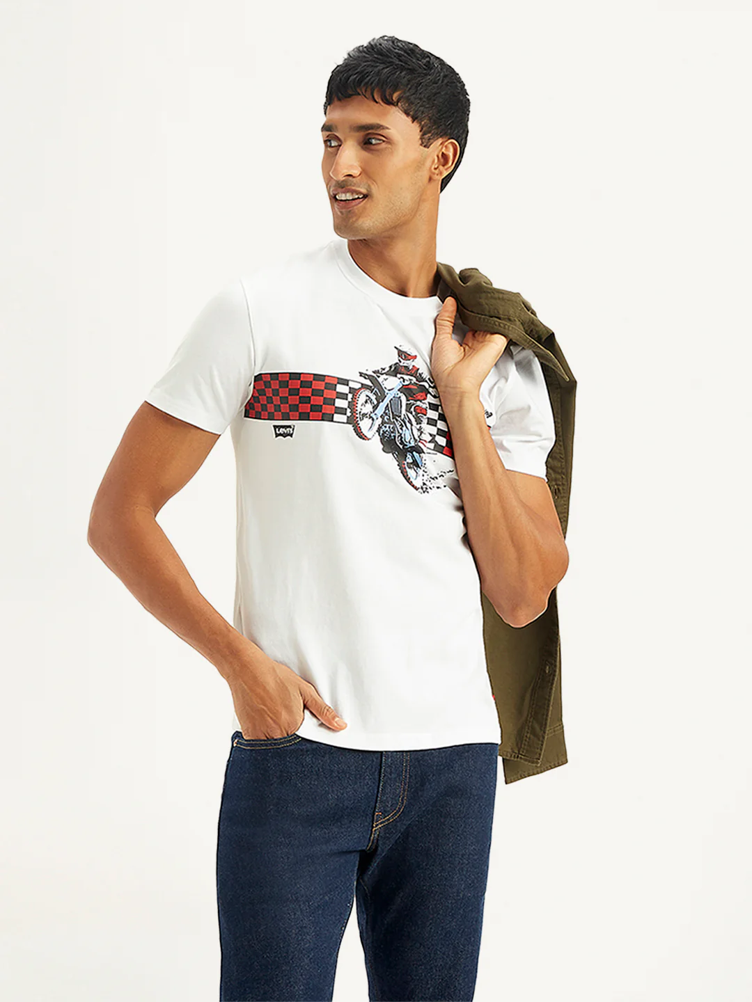 Men's Graphic Print Slim Fit T-shirt - Image 5