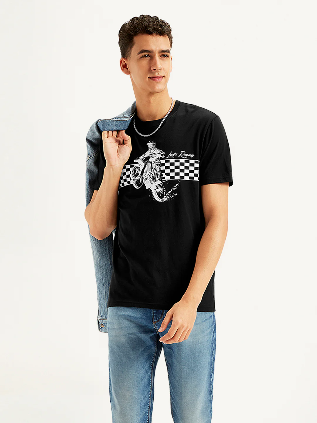 Men's Graphic Print Slim Fit T-Shirt - Image 5