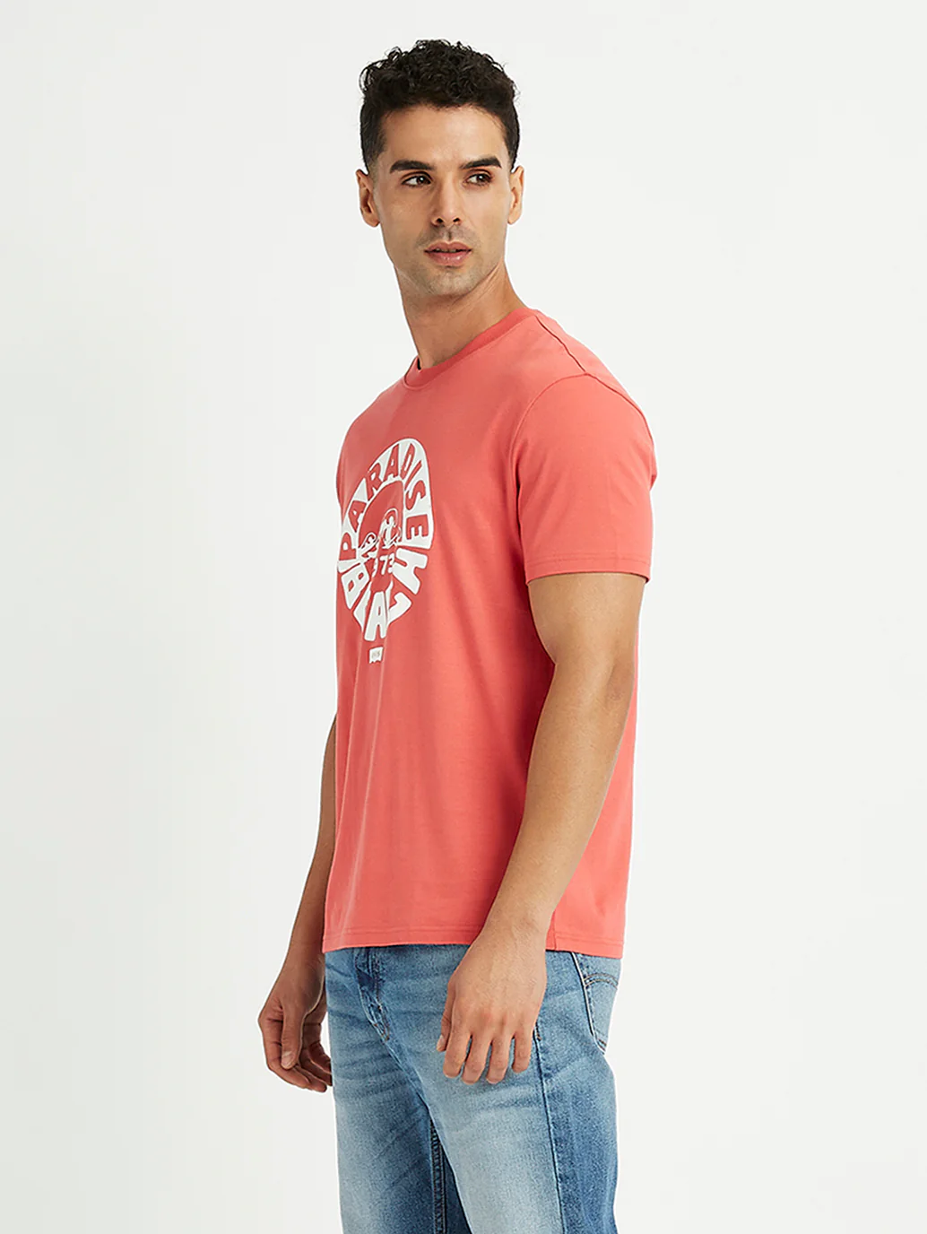 Men's Graphic Print Slim Fit T-Shirt - Image 4